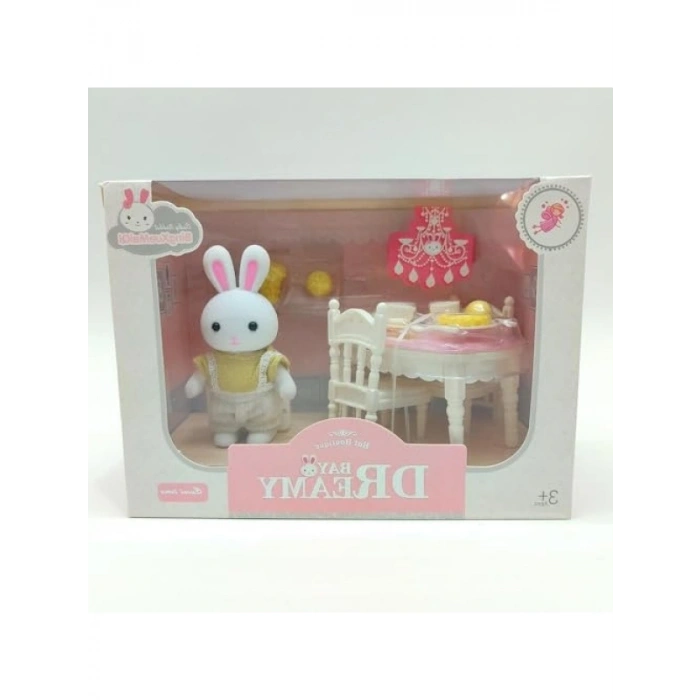 Mini Tavşan Oyun Seti - Yemek Odası