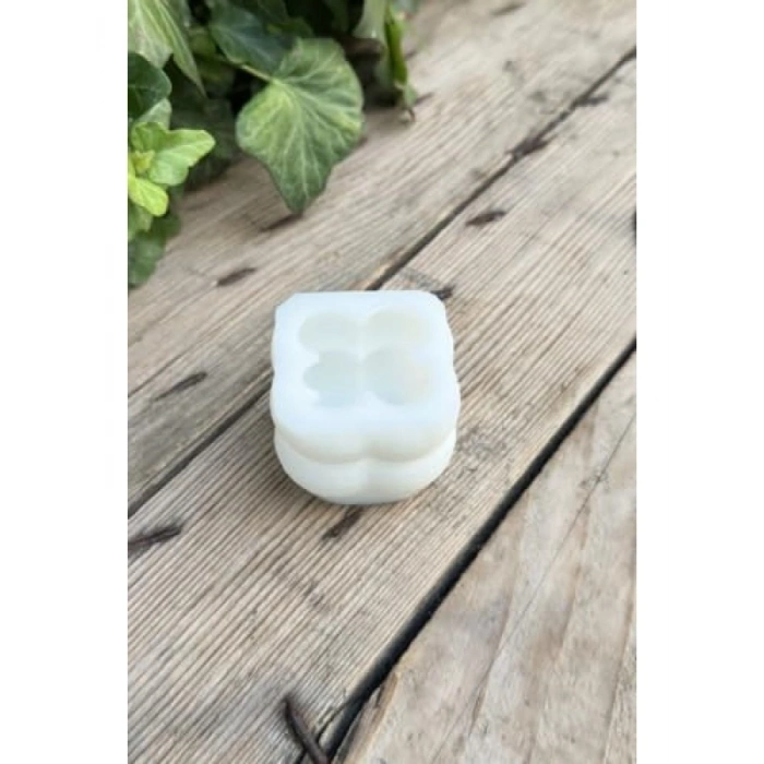 Mini Tekli Mum Kalıbı - Bubble Küp Modeli (Silikon)