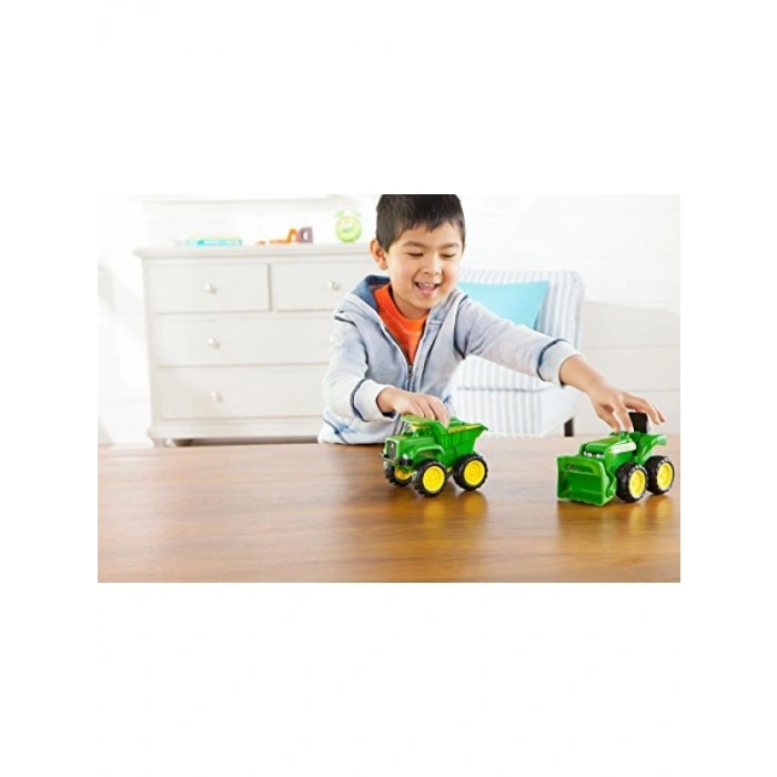 Mini Traktör ve Damperli Kamyon Eğlence Seti