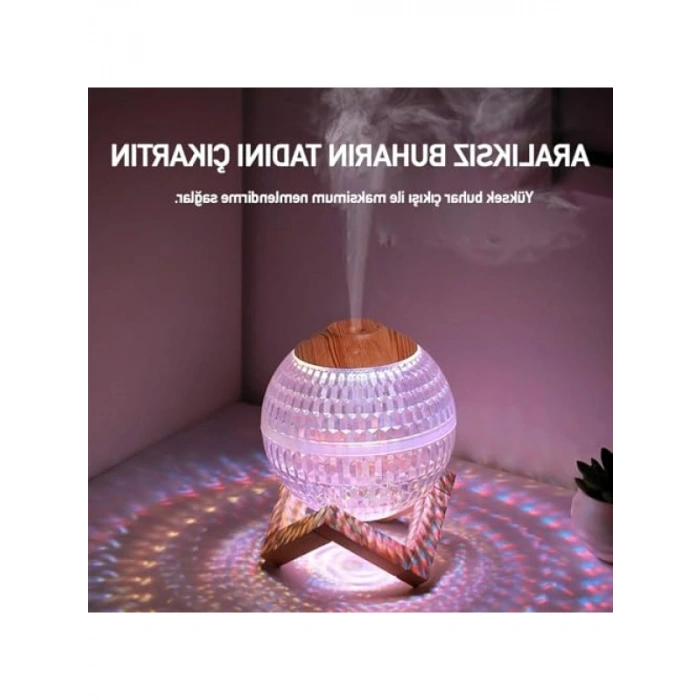 Mini USB Nemlendirici ve Gece Lambası - 350 ml Kapasite