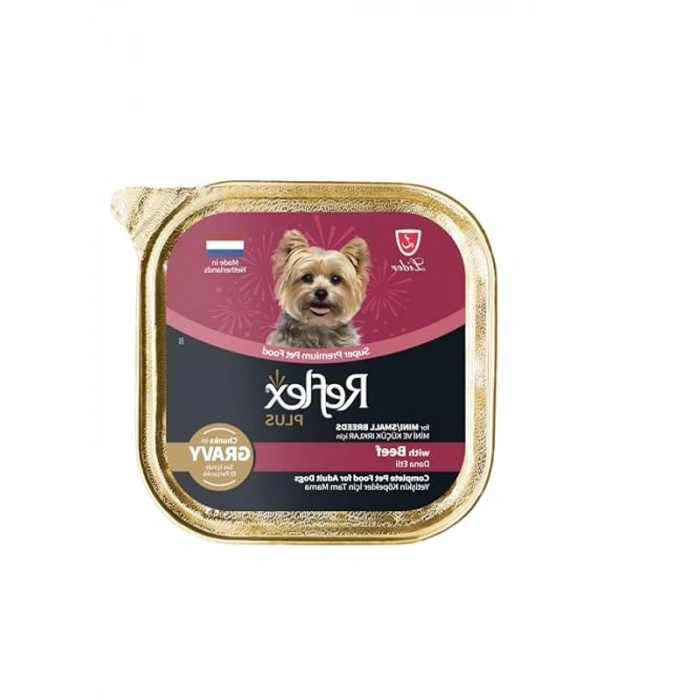 Mini ve Küçük Irk Yetişkin Köpek Maması 85 Gr, Dana Etli