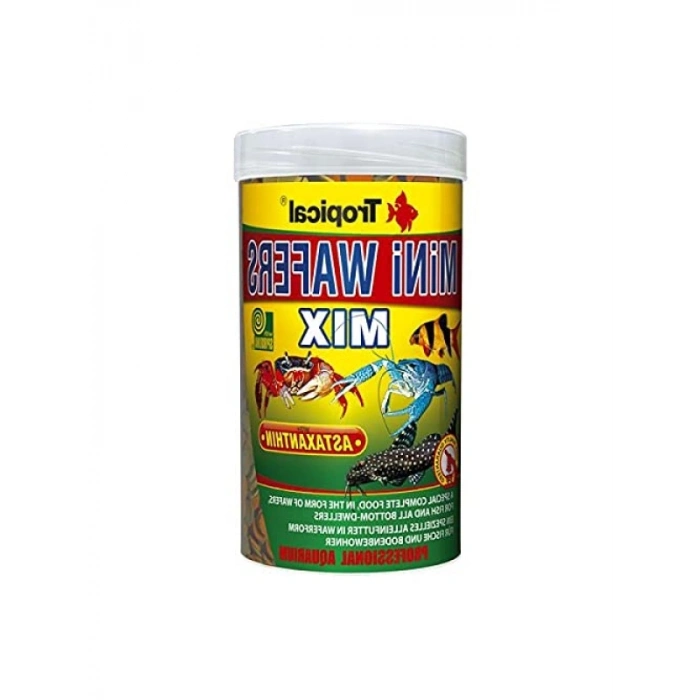 Mini Wafers Mix - Vatoz ve Çöpçü Balığı Yemi, 90gr