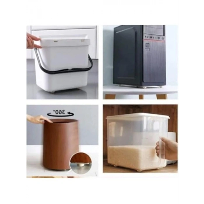 Mini Yapışkanlı Eşya Kaydırma Aparatı - 4lü Set