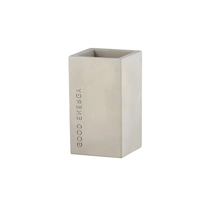 Minimalist Beton Kalemlik - İskandinav Tarzı, 6.5 cm Gx11.2 cm Y