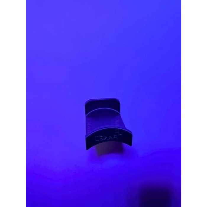 Minimalist Tasarımlı Yapışkanlı Kulaklık Tutucu - Siyah