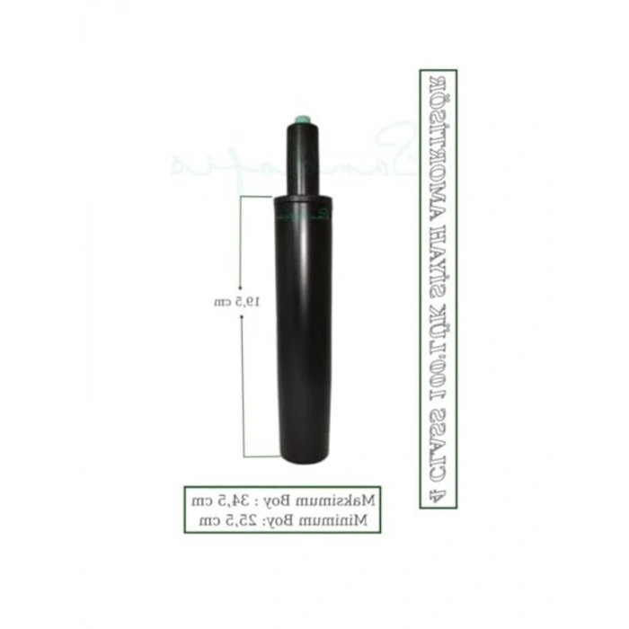 Minimum 25.5 cm, Maksimum 34.5 cm Boyutunda Siyah Amortisör, 100lük Paket