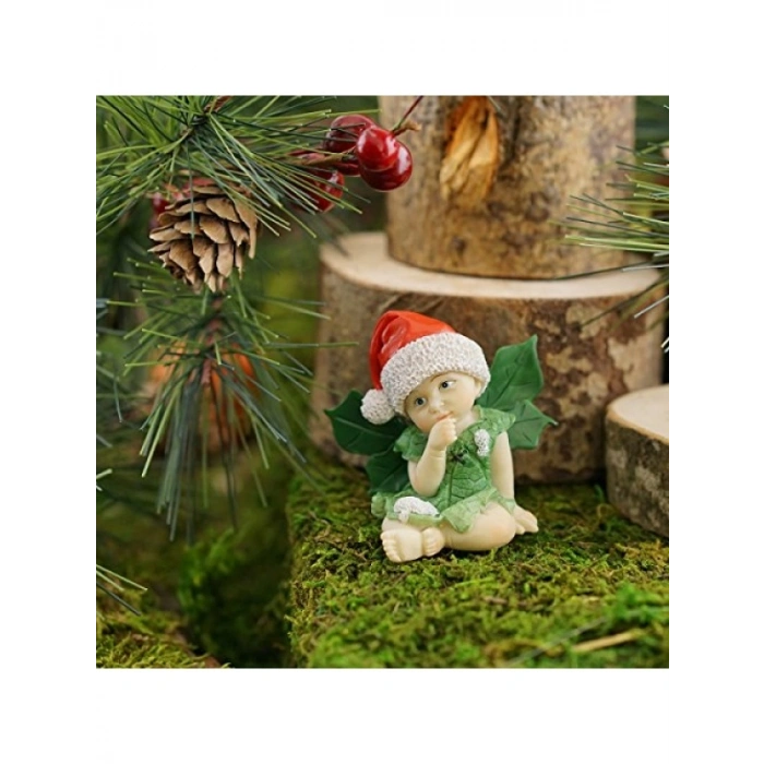 Minyatür Bahçe için Noel Peri Bebek Heykelciği