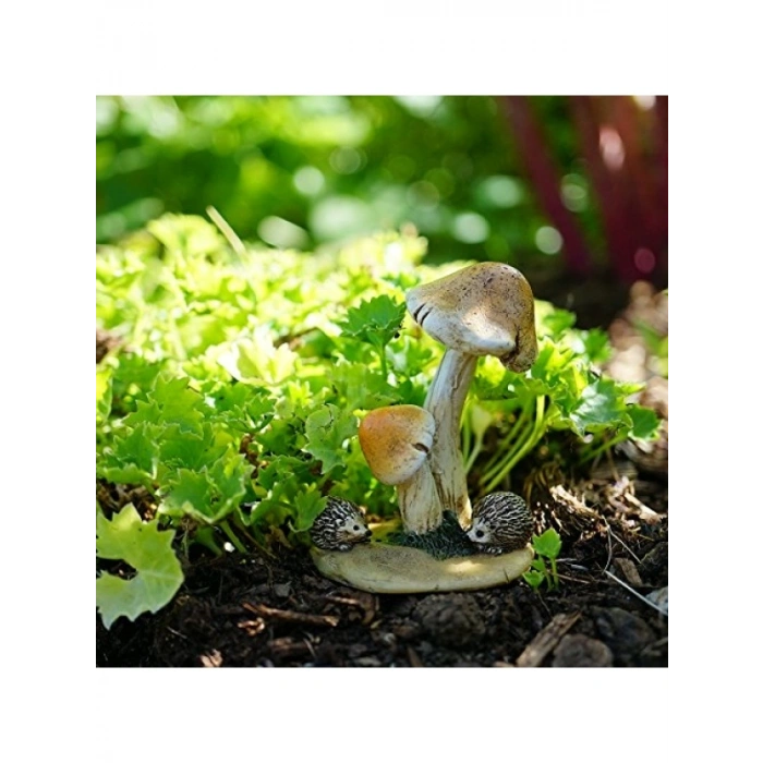 Minyatür Peri Bahçesi ve Teraryum Kirpi Heykeli, 5.7 cm