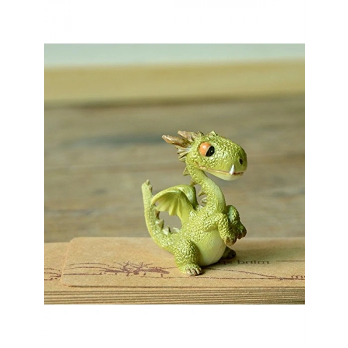 Minyatür Peri Bahçesi ve Teraryum Mini Ejderha Heykeli, 5 cm