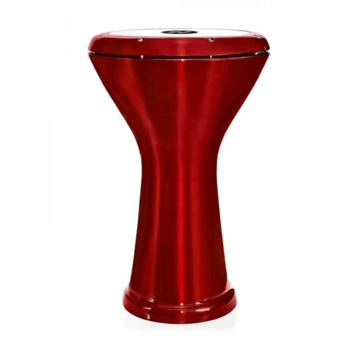 Mısır Darbuka, 22 cm Çapında ve Kırmızı Renk