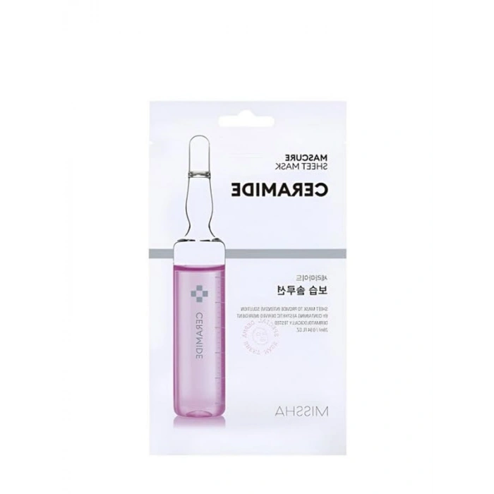 MISSHA Seramid İçerikli Besleyici Yaprak Maske Mascure Moisture Barrier Solution Sheet Mask (Ceramide)