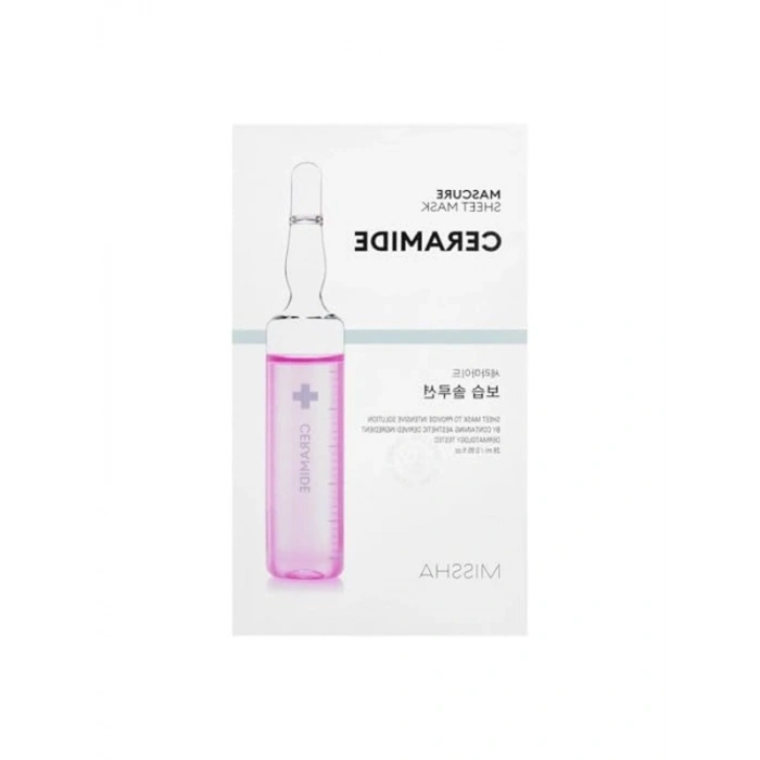 MISSHA Seramid İçerikli Besleyici Yaprak Maske Mascure Moisture Barrier Solution Sheet Mask (Ceramide)