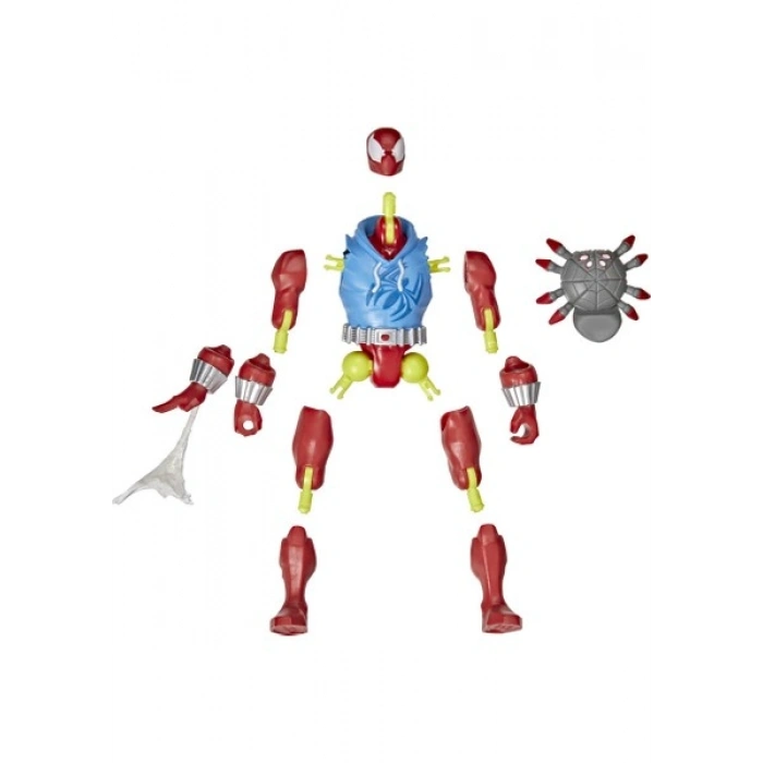 Mixmashers Marvel Scarlet Spider Spider-Man Karıştır ve Eşleştir Aksiyon Figürü