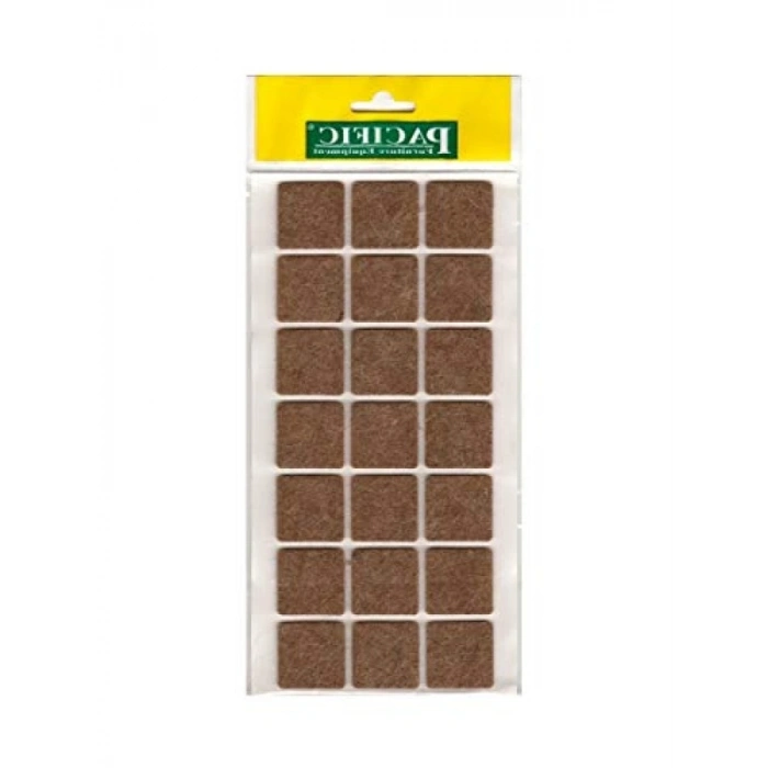 Mobilya Altı Zemin Koruyucu Keçe, 30x30mm, 21 Parça