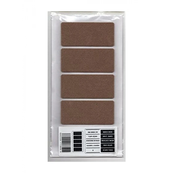 Mobilya Zemin Koruyucu Keçe - 5 Adet, 45x90mm