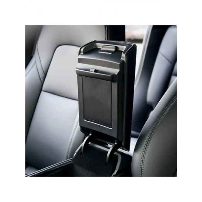 Model Y Uyumlu Kol Dayama Arka Saklama Kutusu V2