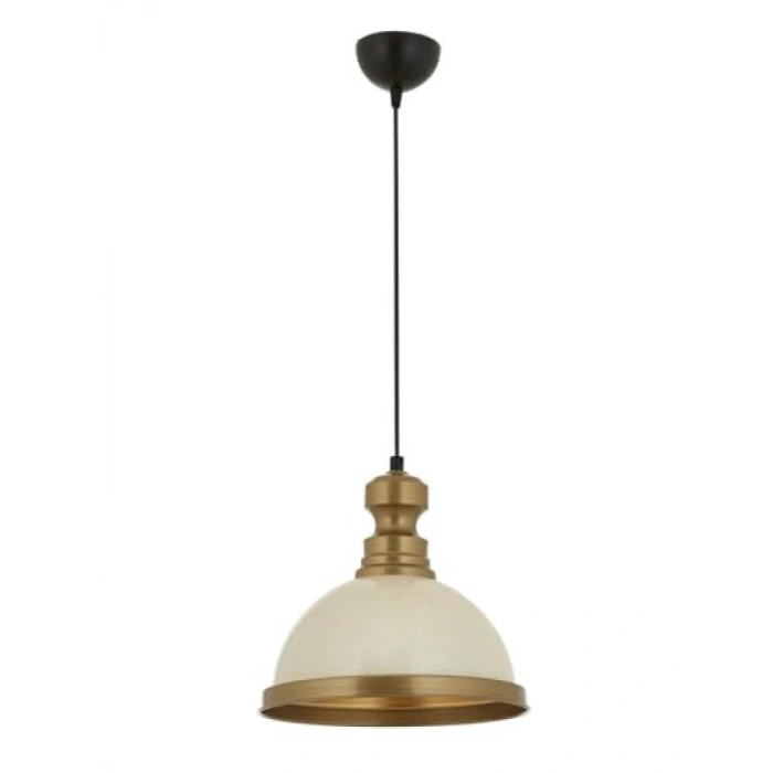 Modern Avize - Beyaz Boyalı Metal Tasarım