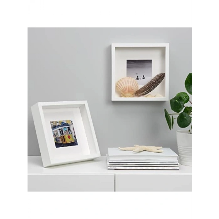 Modern Beyaz Çerçeve - 25x25 cm
