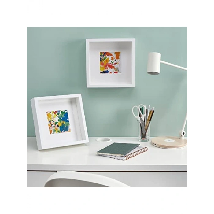 Modern Beyaz Çerçeve - 25x25 cm