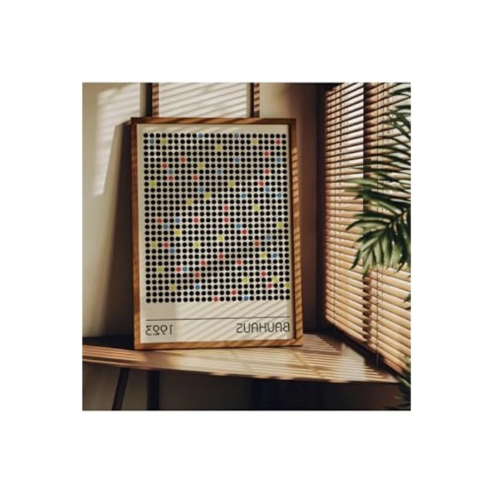 Modern Dekoratif Çerçevesiz Poster, 30 x 40 cm Bauhaus Temalı