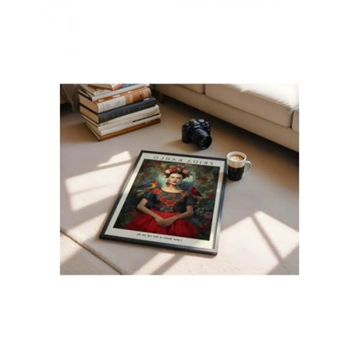 Modern Dekoratif Çerçevesiz Poster, Frida Kahlo, 30 x 40 cm