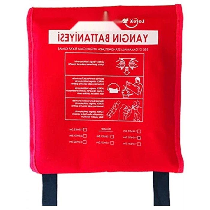 Modern Desenli Yangın Battaniyesi - 100cm x 150cm