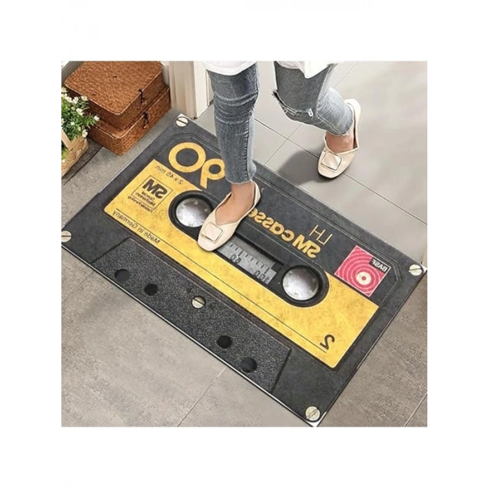 Modern Kapı Paspası, Şık Tasarımlı, 45x65 cm Boyutunda