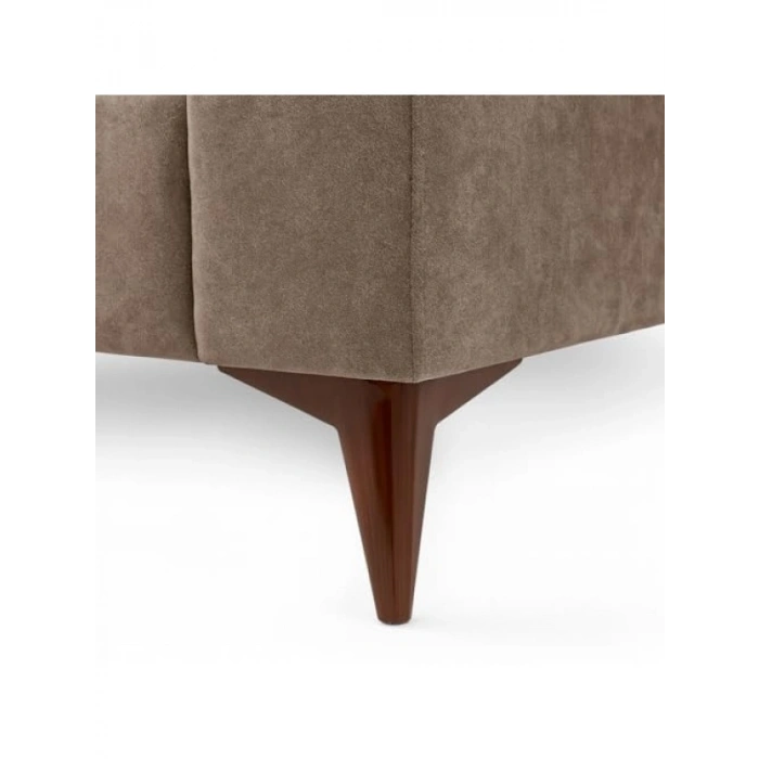 Modern Konik Ayak - Ceviz Renk, 15 cm Yükseklik, Vidalar Dahil