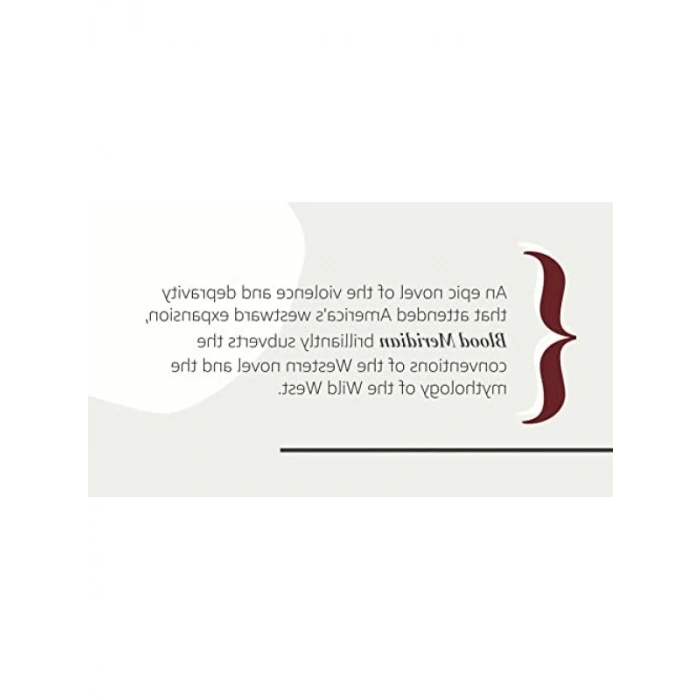 Modern Kütüphane Serisi: Blood Meridian - Ciltli Kapak