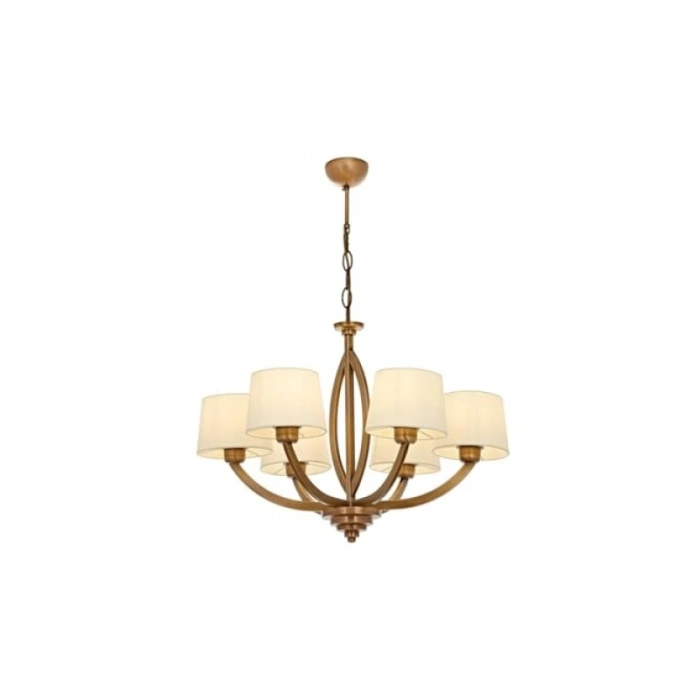 Modern Metal Cam Avize – E27 Soket, 65 cm Uzunluk