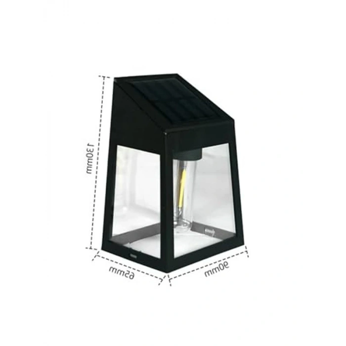 Modern Solar Duvar Aplik, IP44 Su Geçirmez ve Sensörlü Aydınlatma İçin