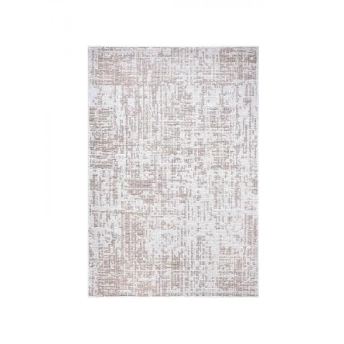 Modern Tasarımlı Kahve Renkli Dokuma Kilim