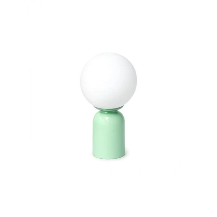 Modern Tasarımlı Mint Yeşili Masa Lambası - 30 cm