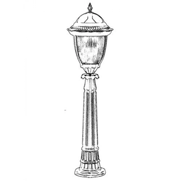 Modern Tasarımlı Sarı Dış Mekan Bahçe Aydınlatması