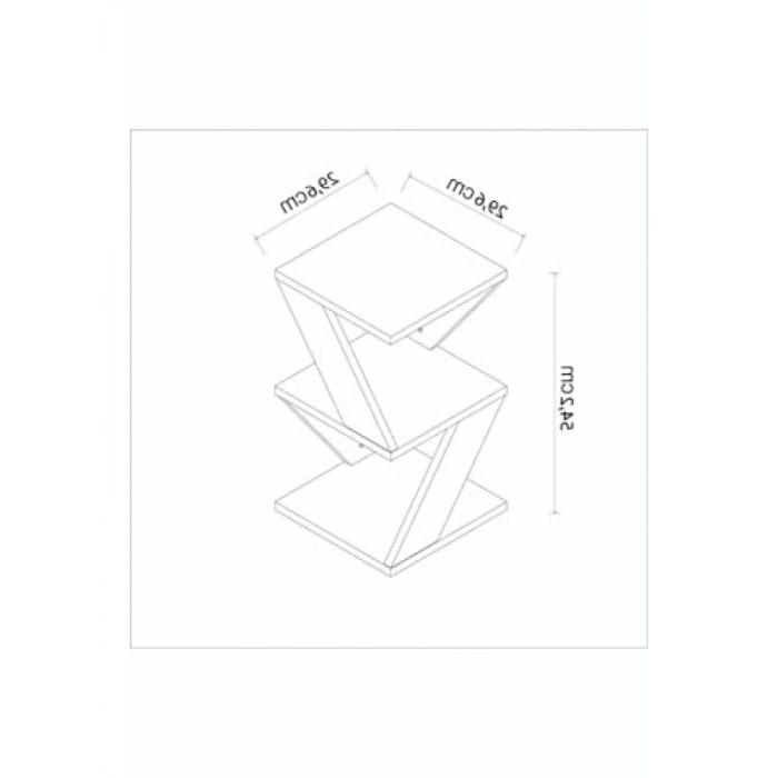 Modern Yan Sehpa, Şık Traverten Tasarım