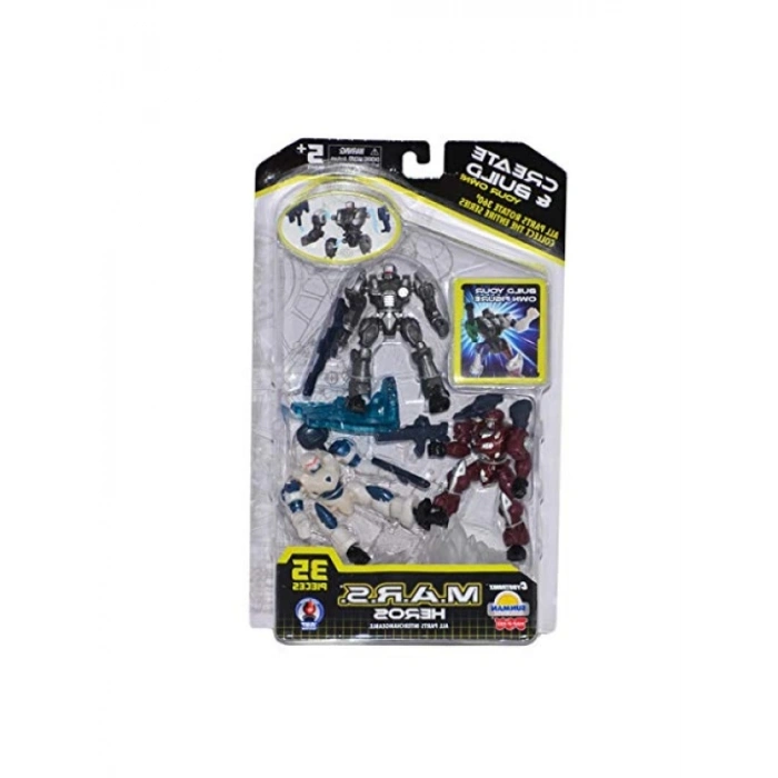 Modüler Robot Figür Seti - 35 Parça