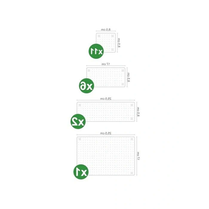 Modüler Takı Organizer Seti - 20li Kristal