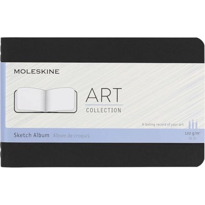 Moleskine Pocket Art Plus Cahier Sketch Album Blac