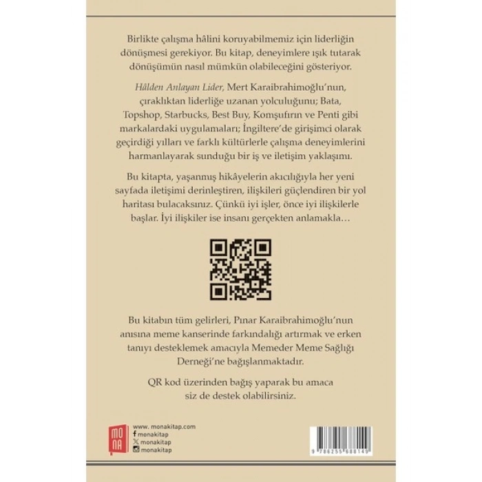 Mona Kitap Halden Anlayan Lider - Mert Karaibrahimoğlu
