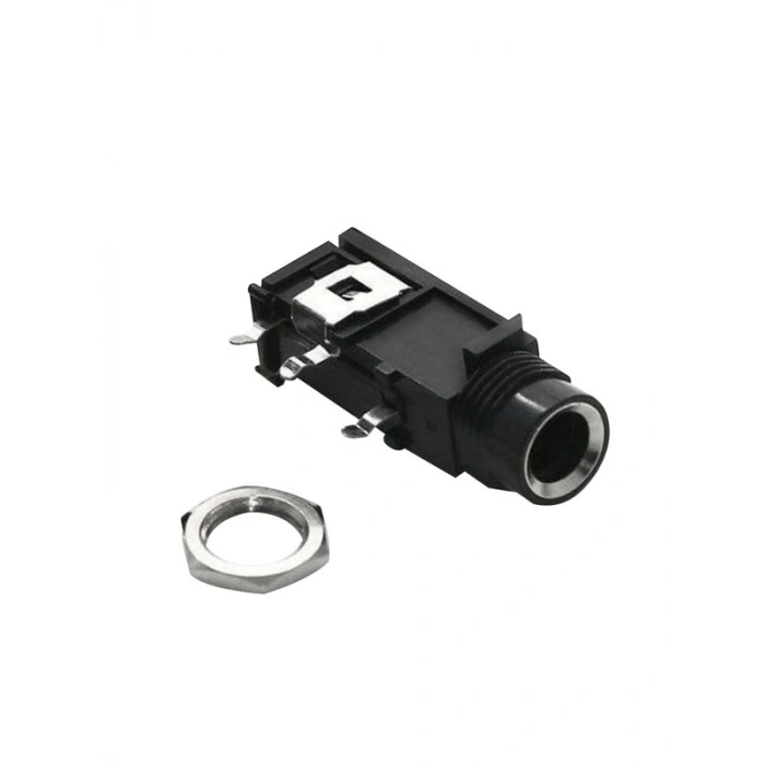 Mono Yatay Şase Gitar Jack, 6.3 mm Bağlantı ile