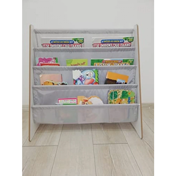 Montessori Ahşap Çocuk Kitaplık, Eğitici Tasarım