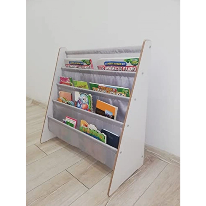 Montessori Ahşap Çocuk Kitaplık, Eğitici Tasarım