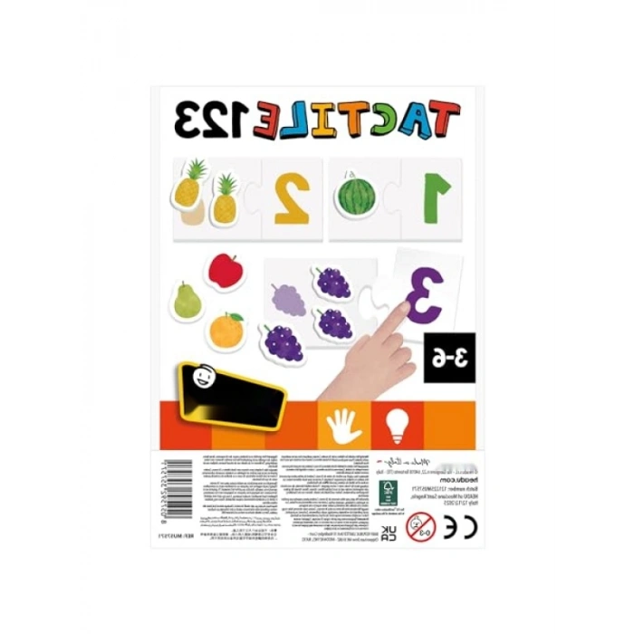 Montessori Tactile Sayılar Oyunu (3-6 Yaş)