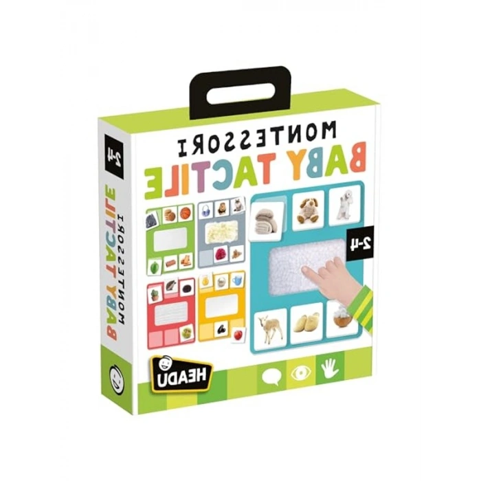 Montessori Temalı My First Tactile Library Eğitici Kitap Seti, 2-4 Yaş