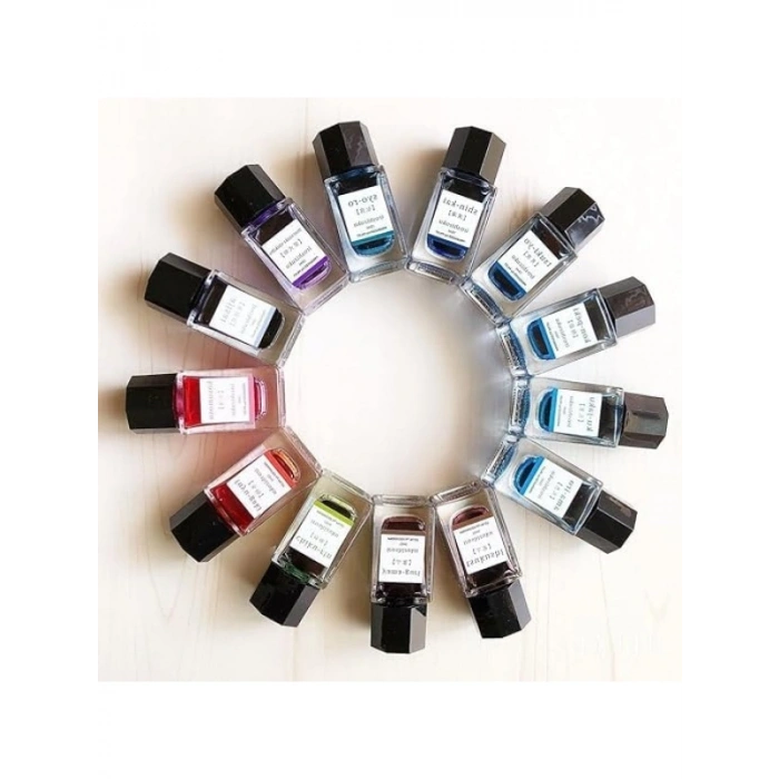 Mor Mürekkep Seti - 3 Adet 15 ml Şişe