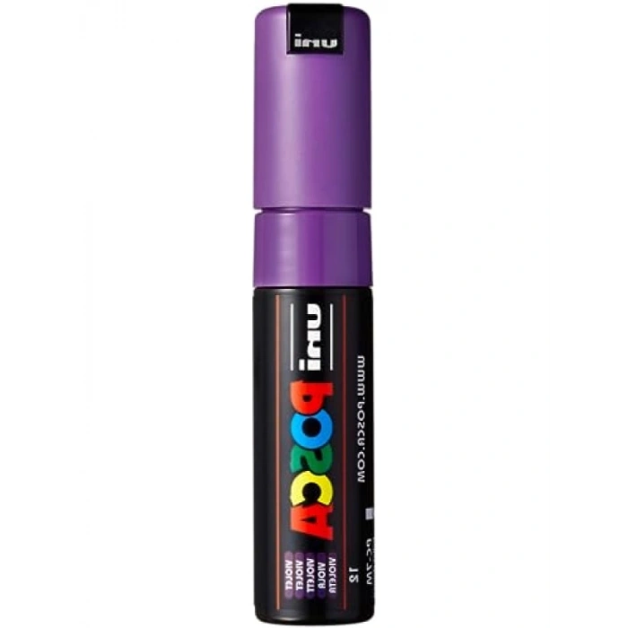 Mor Renkli Geniş Uçlu Su Bazlı Keçeli Kalem