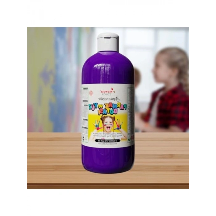 Mor Renkli Parmak Boyası 500gr