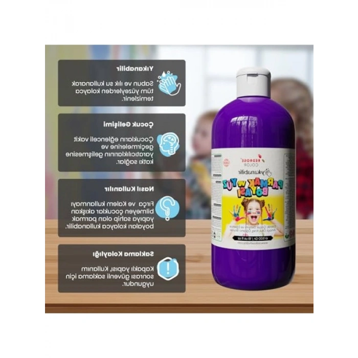 Mor Renkli Parmak Boyası 500gr