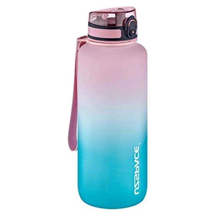 1500 ml Kapasiteli Motivasyon Matarası, Çift Renkli Tasarım