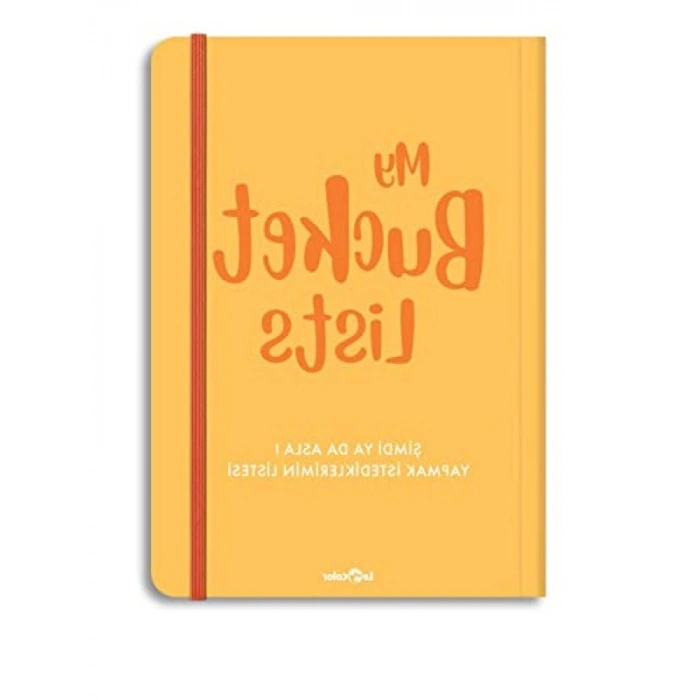 Motivasyon Temalı Resimli Hayat Planlayıcı Defter - Sarı